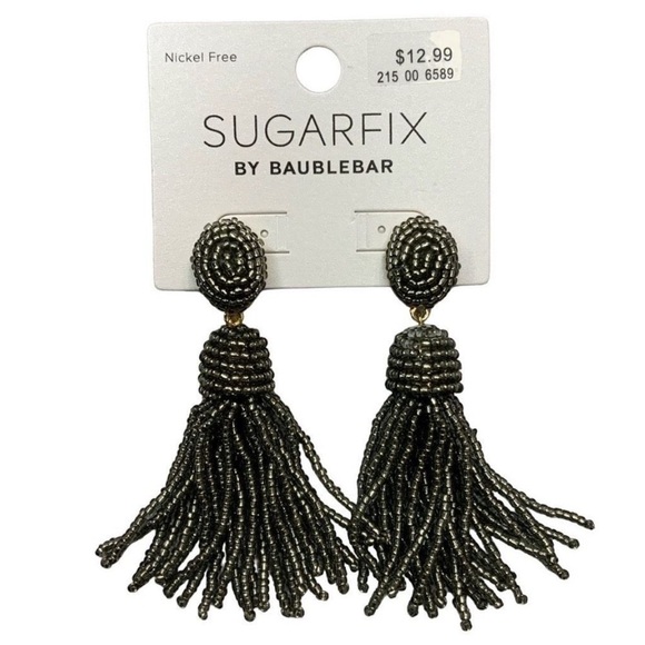 Sugarfix by BaubleBar Polished Beaded Tassel Earrings - Picture 1 of 4